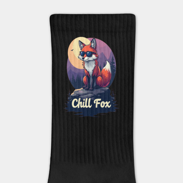 Chill Fox Text Design by BirdsnStuff