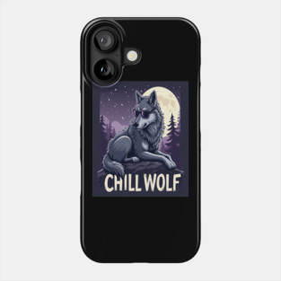 Chill Wolf in Sunglasses Phone Case