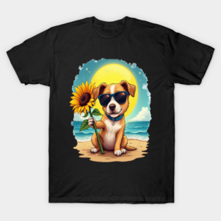 A Cute Puppy in Sunglasses T-Shirt