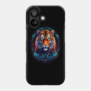 A Majestic Tiger in Logo Style Phone Case