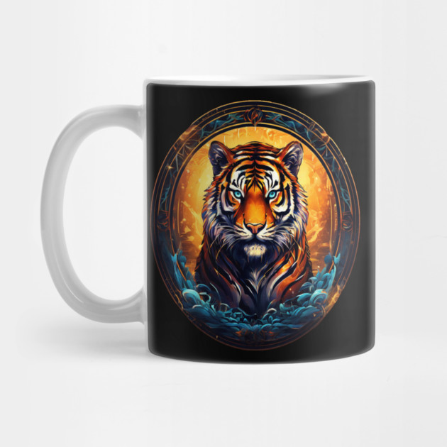 A Majestic Tiger in Logo Style by BirdsnStuff