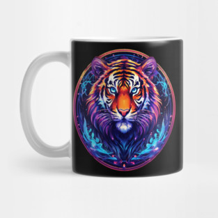 A Majestic Tiger in Logo Style Mug
