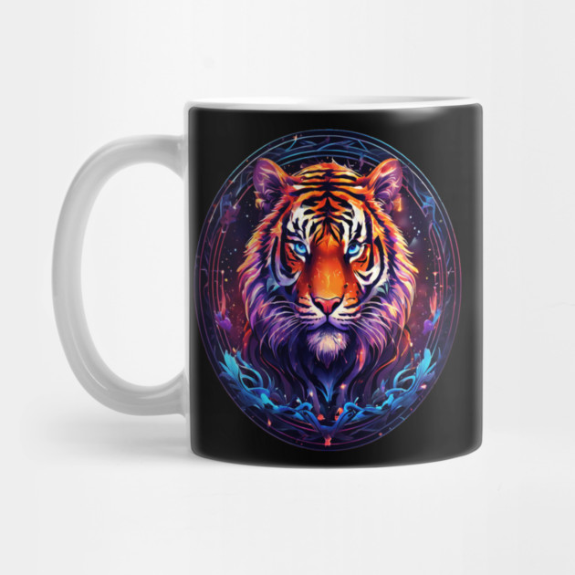A Majestic Tiger in Logo Style by BirdsnStuff