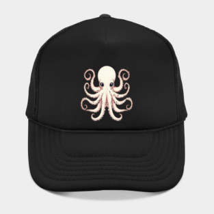 Octopus in Peach Color Hat