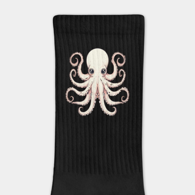 Octopus in Peach Color by BirdsnStuff