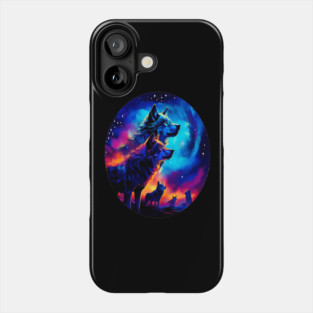 Bold Colorful Wolves Phone Case