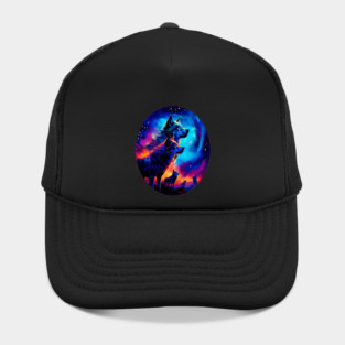 Bold Colorful Wolves Hat