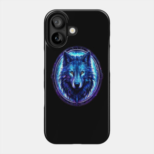 A Wolf in Logo Style Art Phone Case
