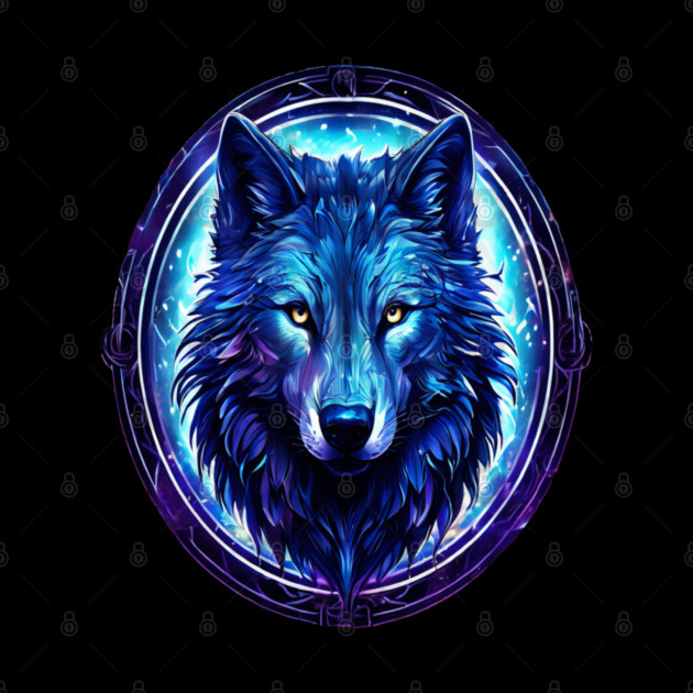 A Wolf in Logo Style Art by BirdsnStuff