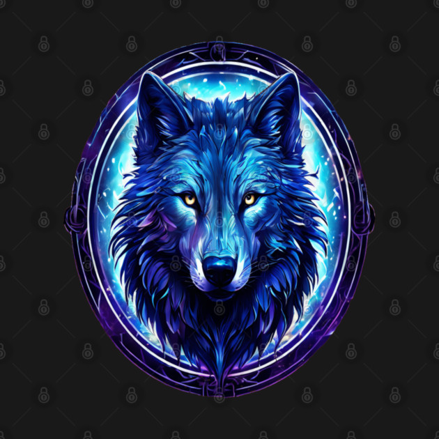 A Wolf in Logo Style Art by BirdsnStuff