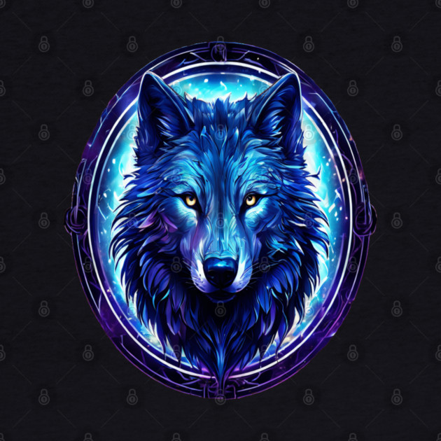 A Wolf in Logo Style Art by BirdsnStuff