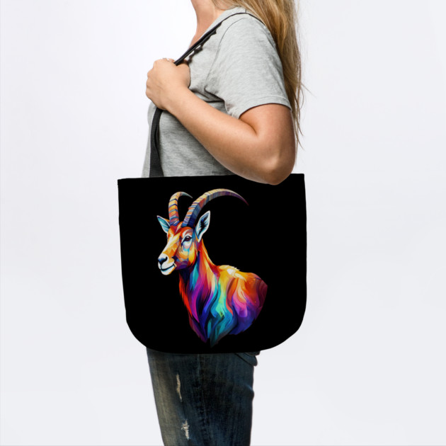 Wild Ibex in Rainbow Colors by BirdsnStuff