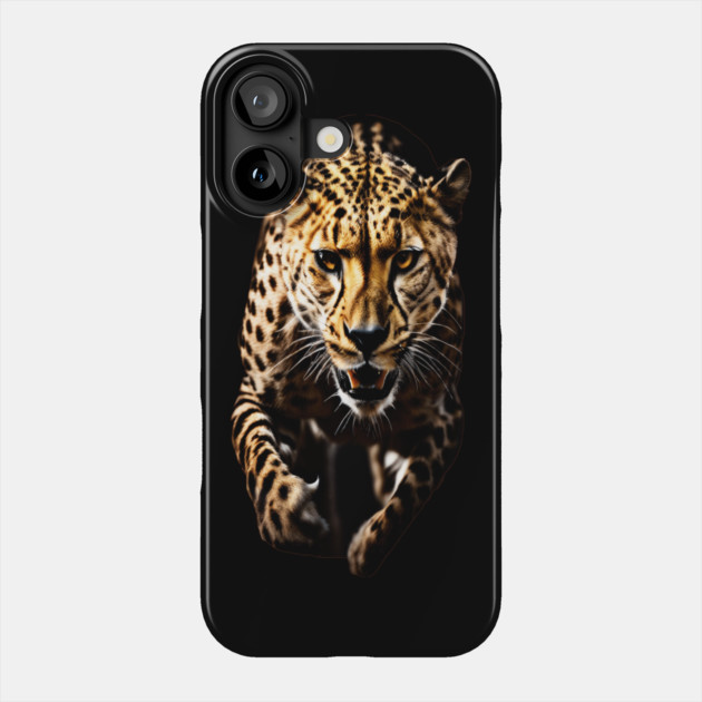 A Cheetah in Motion Phone Case by BirdsnStuff