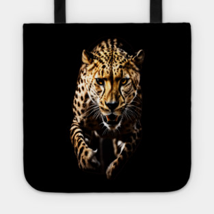 A Cheetah in Motion Tote