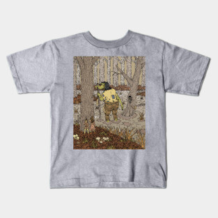 Hiding from Stinkbottom Troll Kids T-Shirt