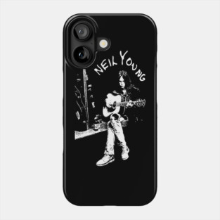 Neil Young Caricature Phone Case