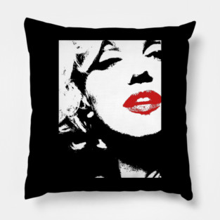 Marilyn Monroe - BW Vintage Pillow