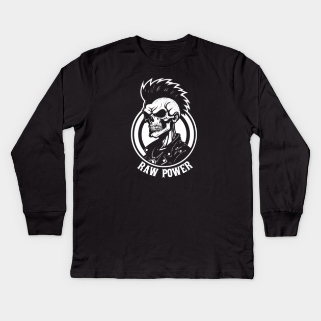 RAW POWER Kids Long Sleeve T-Shirt by artslaves