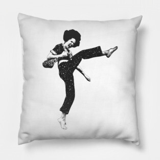 Sally Omalley - I'm 50 i like to kick, streth, and kick! Vintage Style Pillow