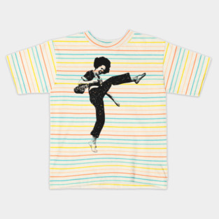 Sally Omalley - I'm 50 i like to kick, streth, and kick! Vintage Style Kids T-Shirt