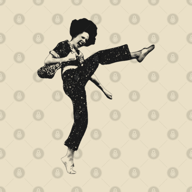 Sally Omalley - I'm 50 i like to kick, streth, and kick! Vintage Style by Pamelias