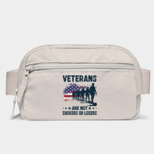 Veterans are NOT suckers or losers Bag