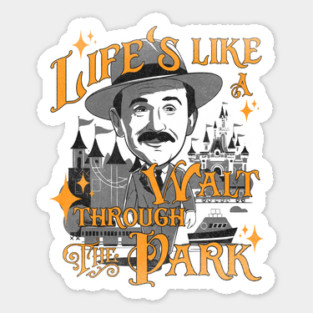 Funny Vintage Orlando Theme Park for Florida and California Fans Sticker