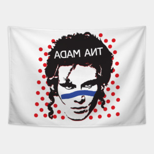 Adam Ant Face Tapestry