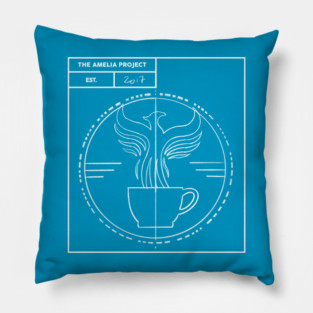 The Amelia Project - Blueprint Pillow