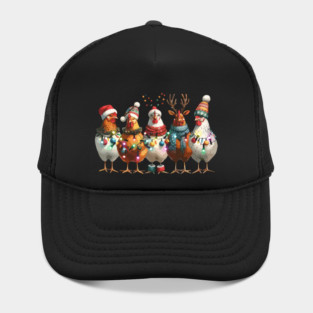 Funny Christmas Chicken Farm Animals Hat