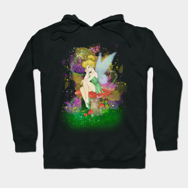 tinker bell Hoodie by Pineapplearts