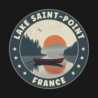 Lake Saint-Point France Sunset T-Shirt