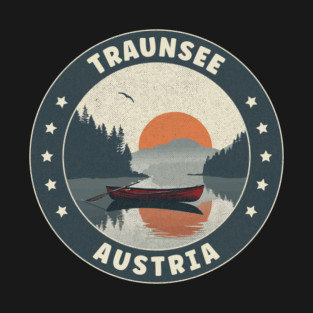 Traunsee Austria Sunset T-Shirt