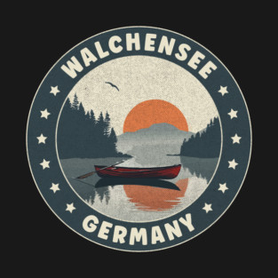 Walchensee Germany Sunset T-Shirt