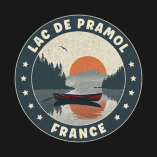 Lac de Pramol France Sunset T-Shirt