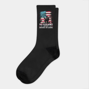 Veterans Are Not Suckers Or Losers Socks