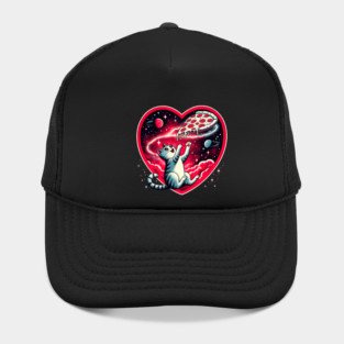Cat Eating Pizza, Funny Pizza Lover Hat