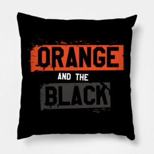 Orange and the Black - Flyers Pillow