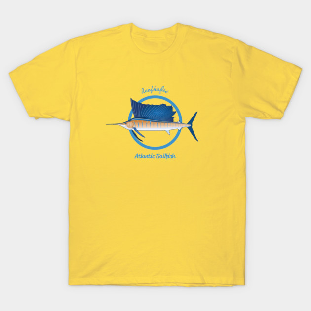 Atlantic Sailfish T-Shirt by Reefhorse