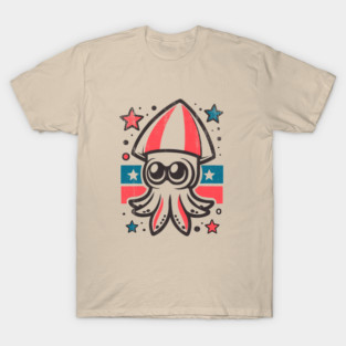 Vintage Ocean Octopus Squid T-Shirt