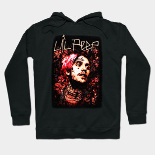 Lil Peep Floral Portrait Hoodie