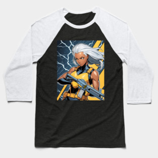 Lighting Queen Warrior 2024 Baseball T-Shirt