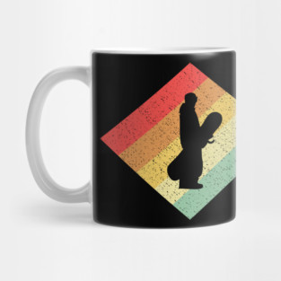 Retro Vintage 80s Snowboarding Gift For Snowboarders Mug