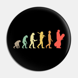 Retro Snowboarding Evolution Gift For Snowboarders Pin