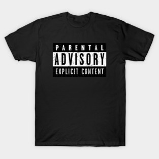 Parental Advisory - worn out look T-Shirt