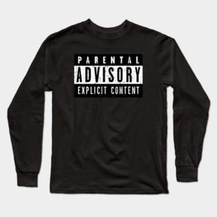 Parental Advisory - worn out look Long Sleeve T-Shirt