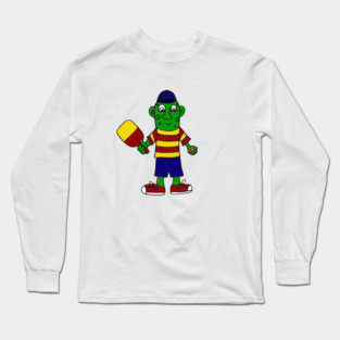 Funny Cute Pickleball Player Pickle Long Sleeve T-Shirt