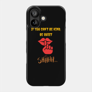 Silence Phone Case