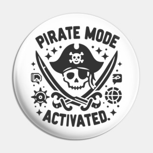 Pirate Mode Activated Pin