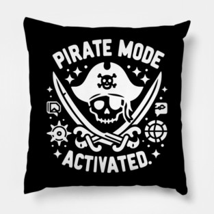 Pirate Mode Activated Pillow